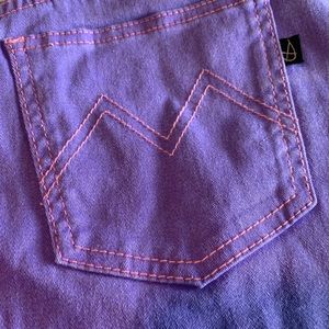 MINKPINK Shorts - MINKPINK neon high waist denim shorts MINKPINK Shorts - MINKPINK neon high waist denim shorts